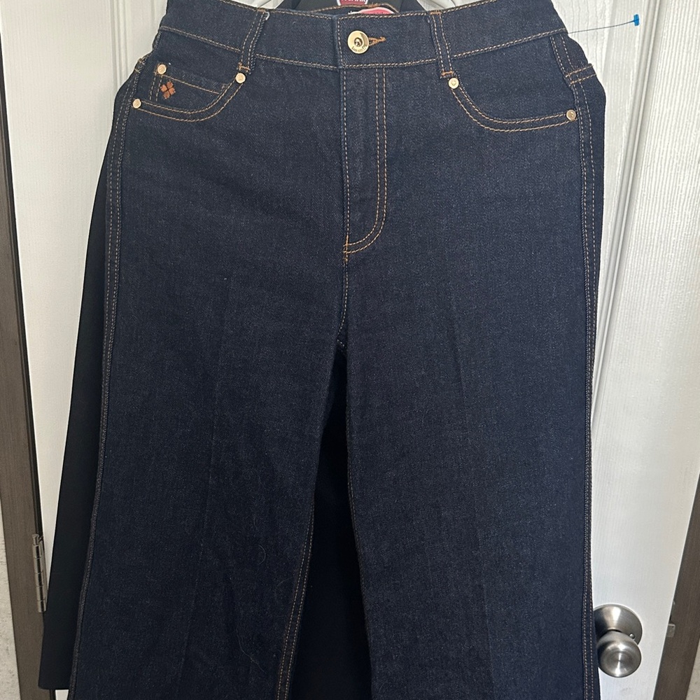 Kate Spade Dark Indigo denim with a little kick 25